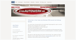Desktop Screenshot of 0700-autowerk.de